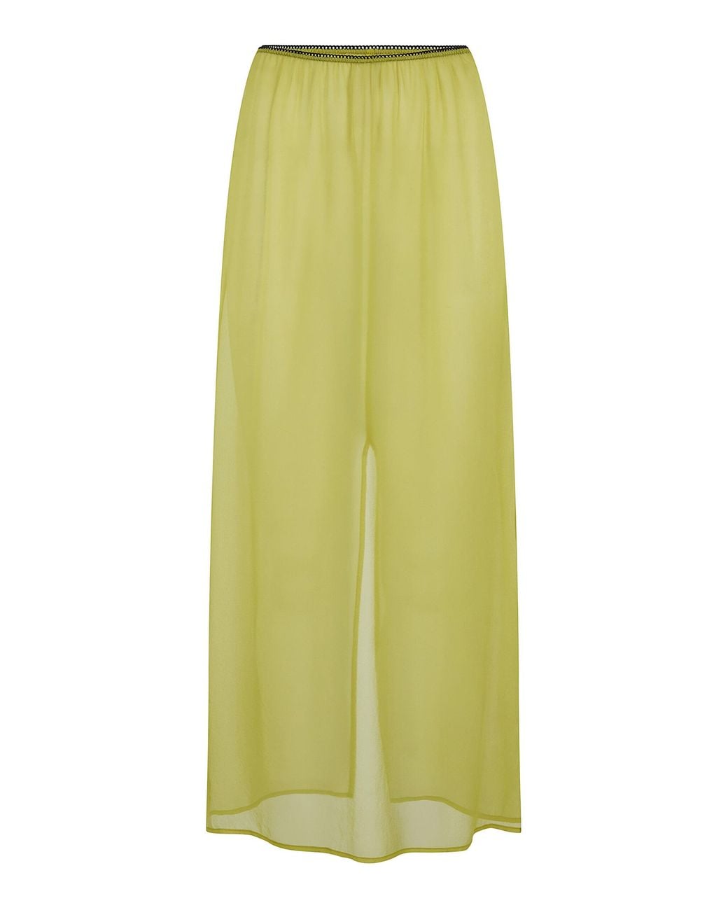 Harris Tapper Green Exclusive Camilla Silk Maxi Skirt