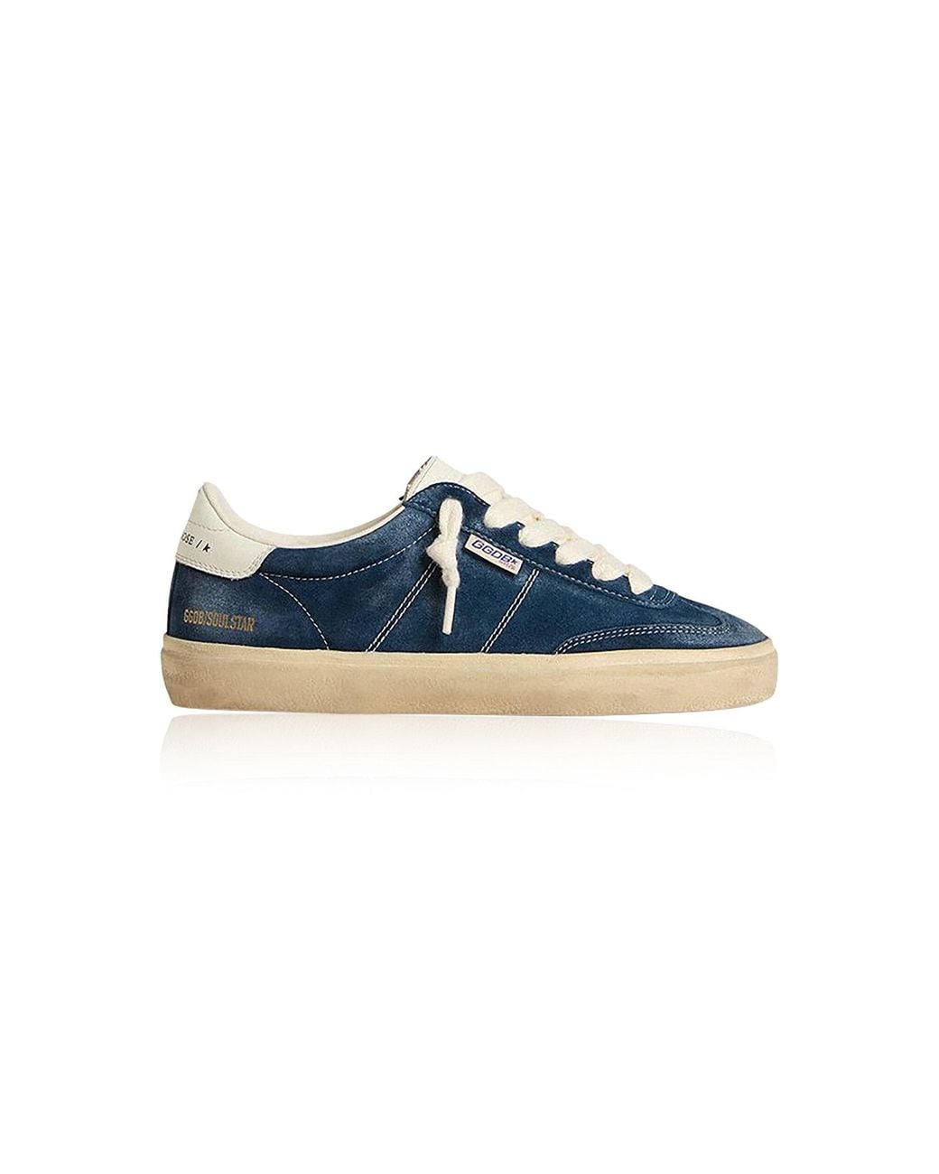 Golden Goose Deluxe Brand Blue Soul-Star Suede Sneakers