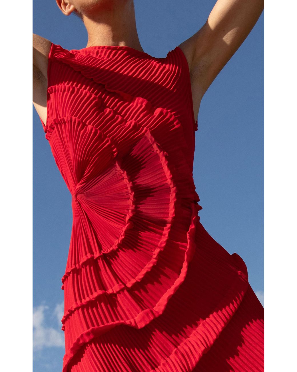 riu ❤︎ Frill bolero pleats dress Riu Frill bolero pleats dress