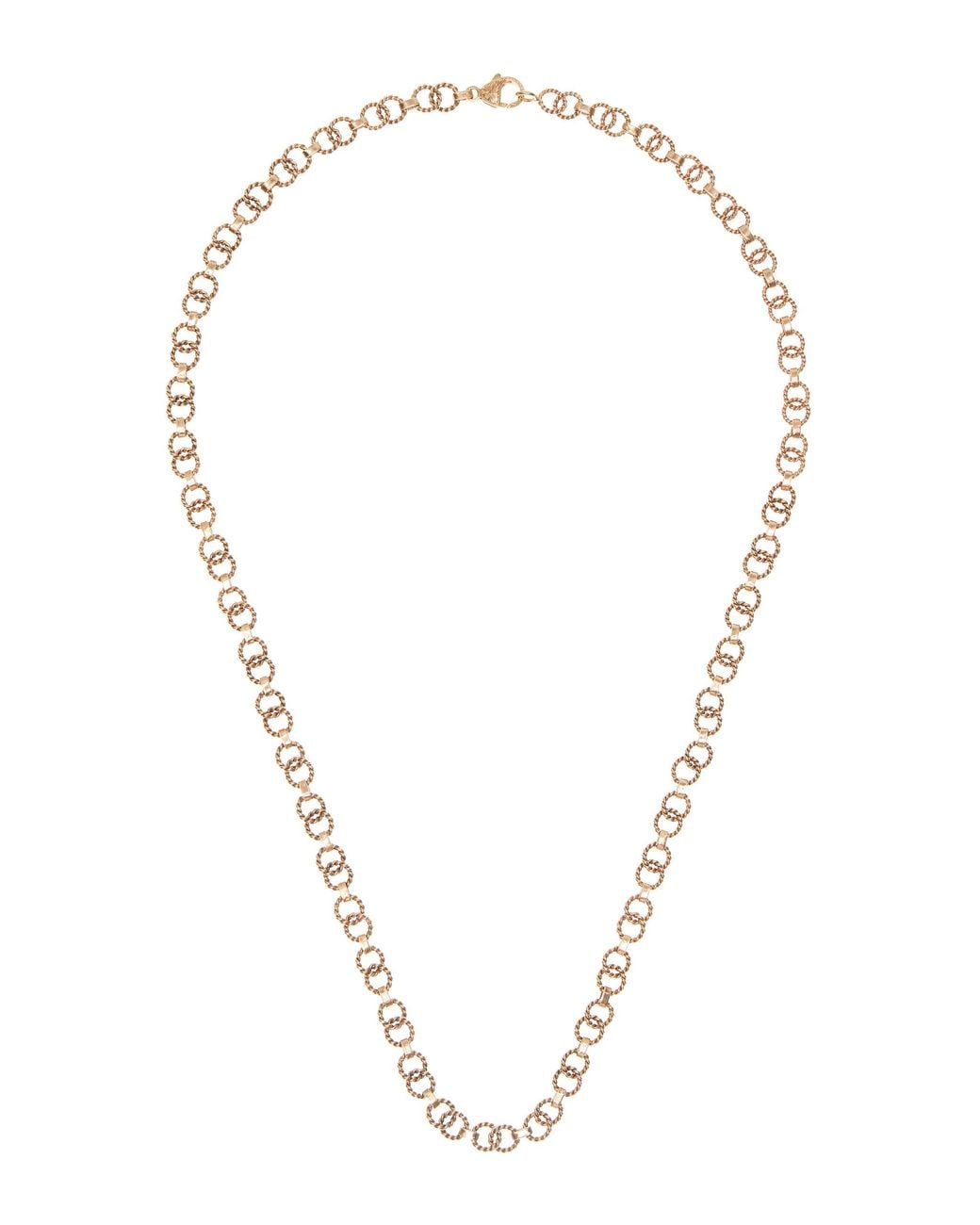 Sylva & Cie Pink Coco 18K Rose Necklace