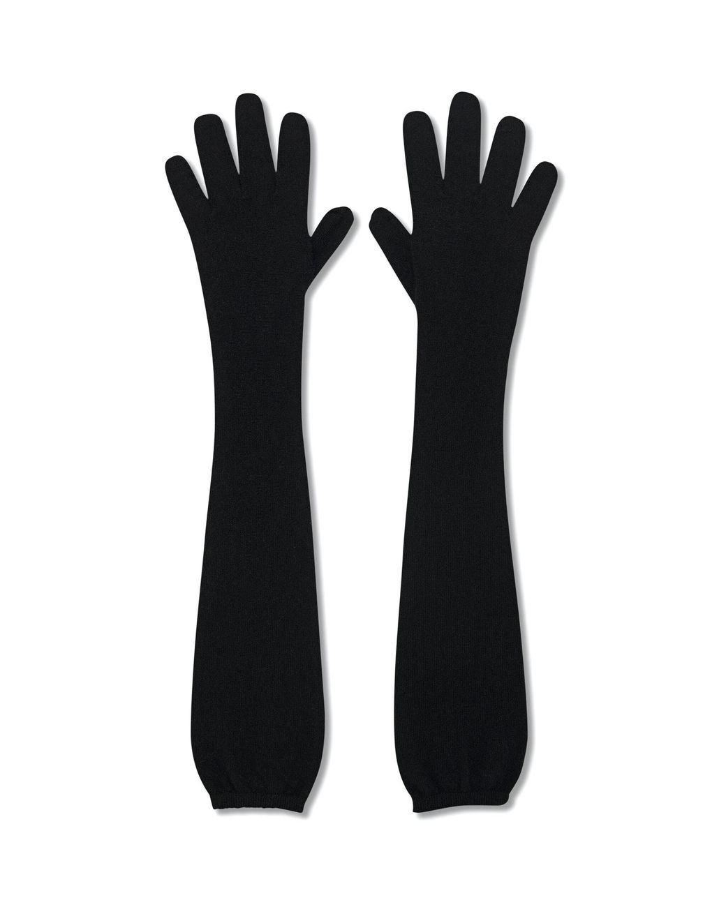 The Row Black Ivot Cashmere Gloves