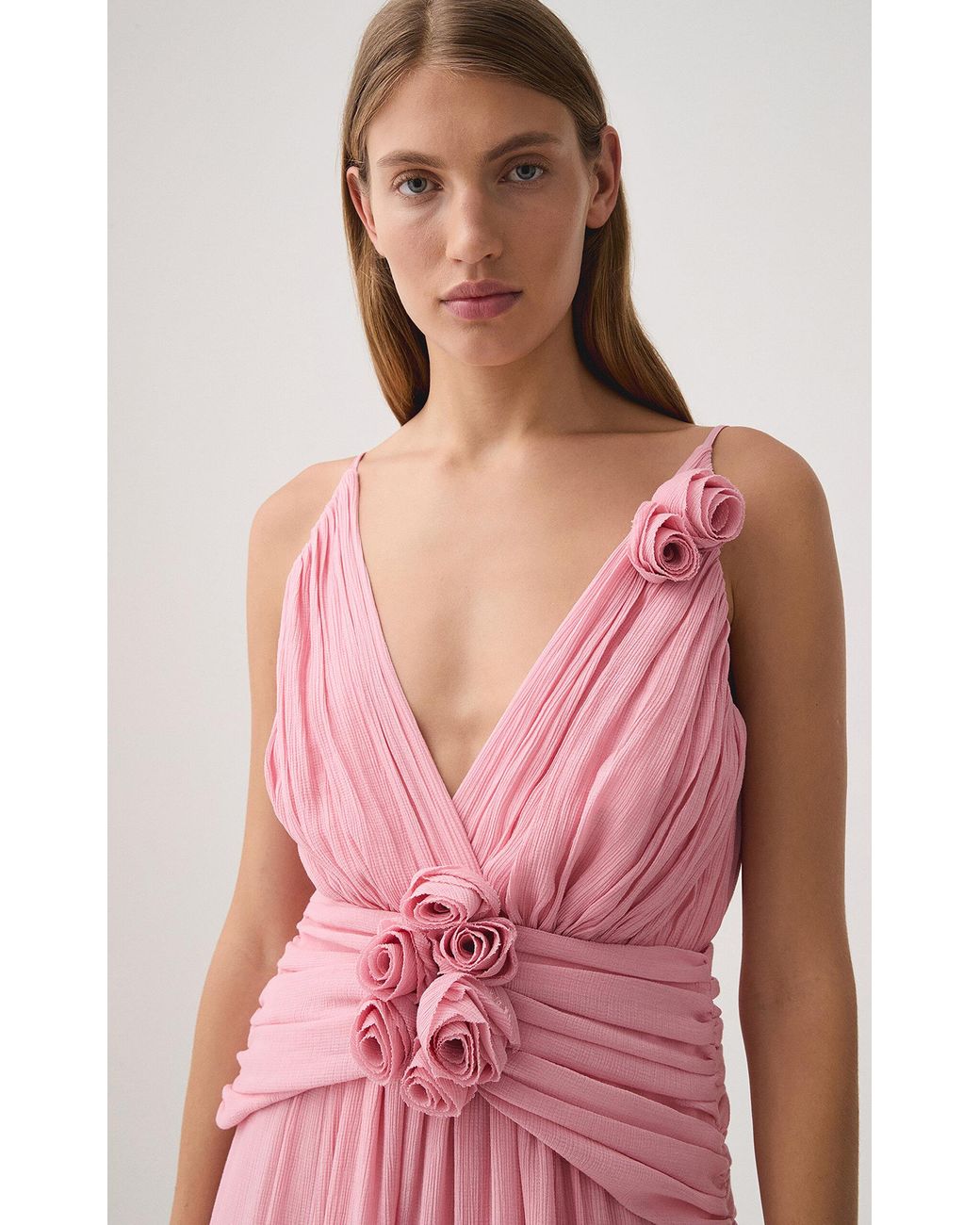【Aje.】Mercurial Maxi Dress Vネック フローラル マキシドレス Mercurial Maxi Dress | Pink Quartz | Aje – Aje AU