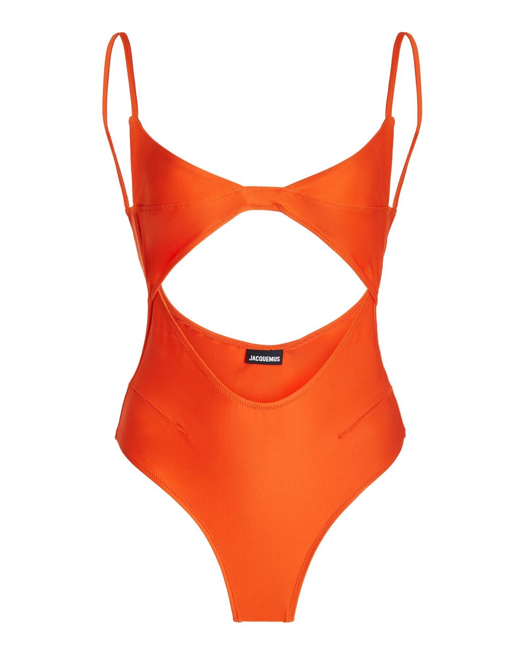 Jacquemus Aranja Cutout One-piece Swimsuit in Orange | Lyst
