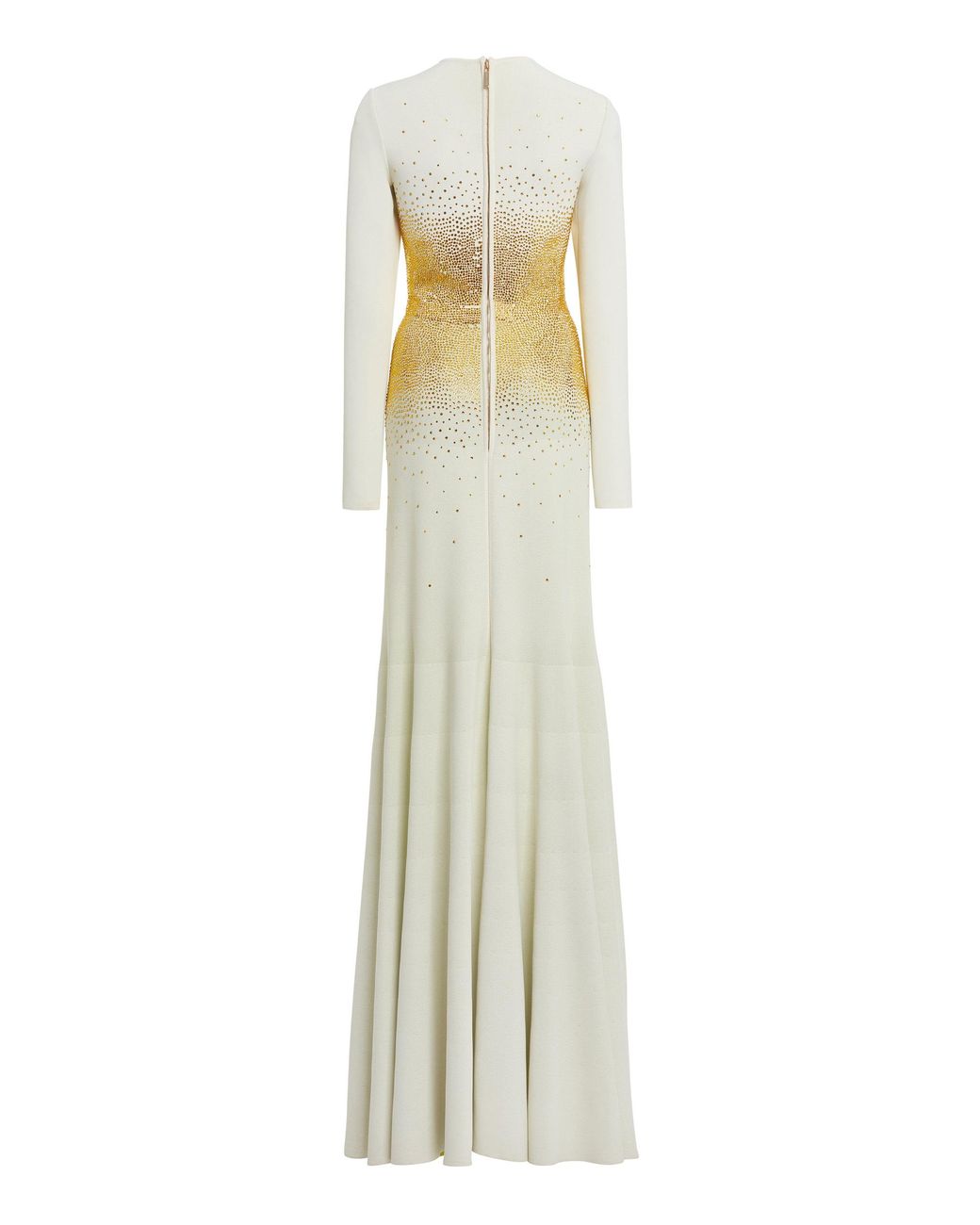 Elie Saab Crystal-embellished Maxi Dress in White | Lyst