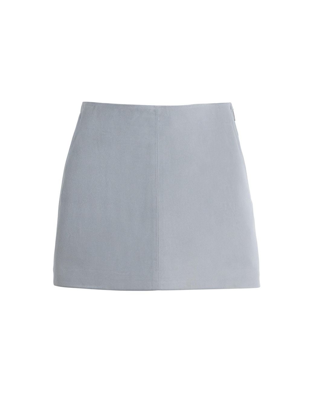 Arma Gray Exclusive Melody Suede Mini Skirt