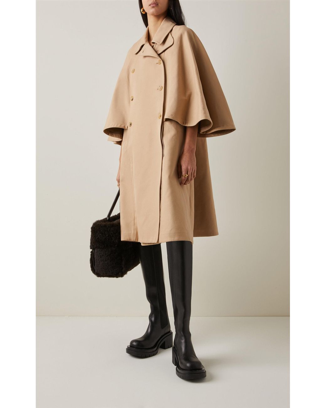 関税込□MaxMara Jader cotton gabardine トレンチコート