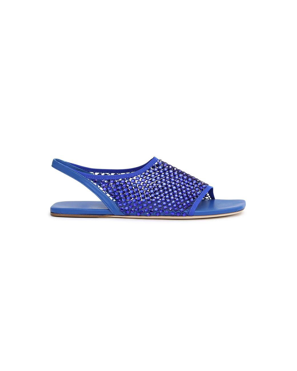 Christopher Esber Blue Minette Bezeled Sandal