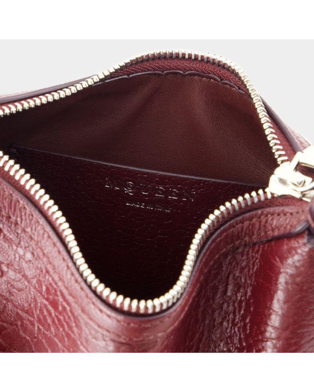 McQueen Mini Cross Bar Purse in Red | Lyst