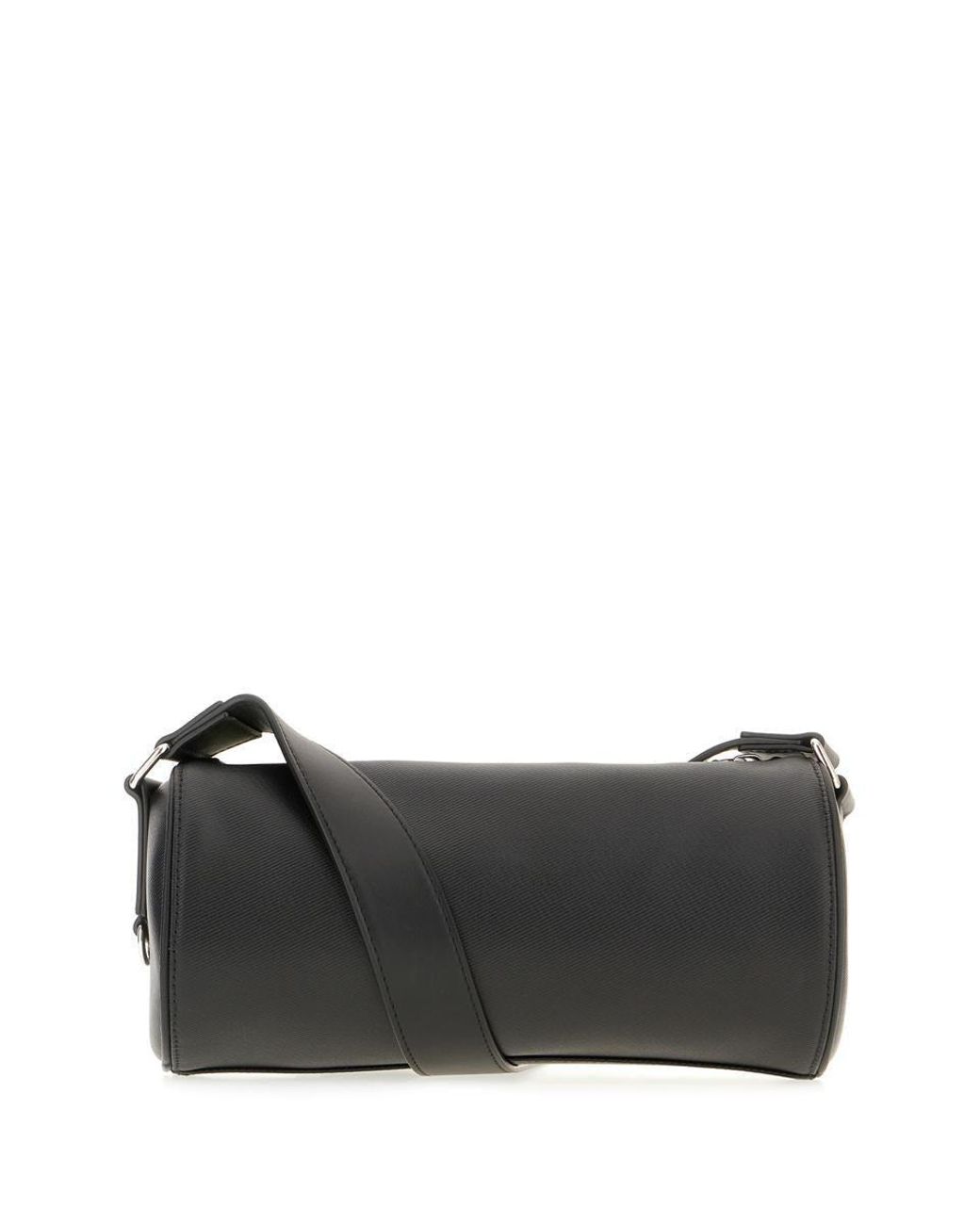 ショルダーバッグ Alexander Mcqueen Black Leather Mcqueen Roller Crossbody Bag McQueen - Messenger bag with logo black - The Corner
