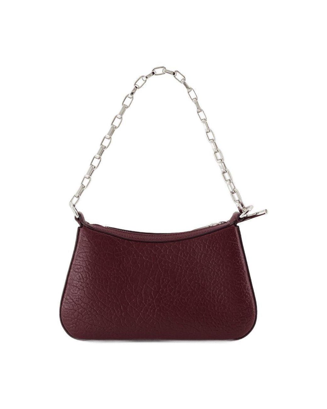 McQueen Mini Cross Bar Purse in Red | Lyst