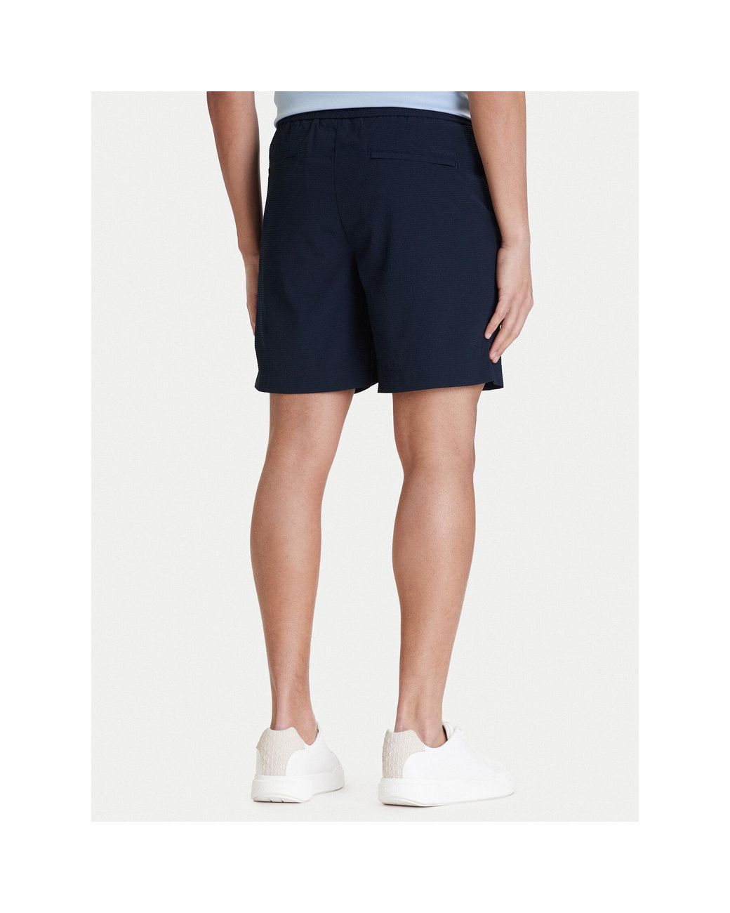 Calvin Klein Stoffshorts Lv04Lf610G Straight Fit in Blue für Herren