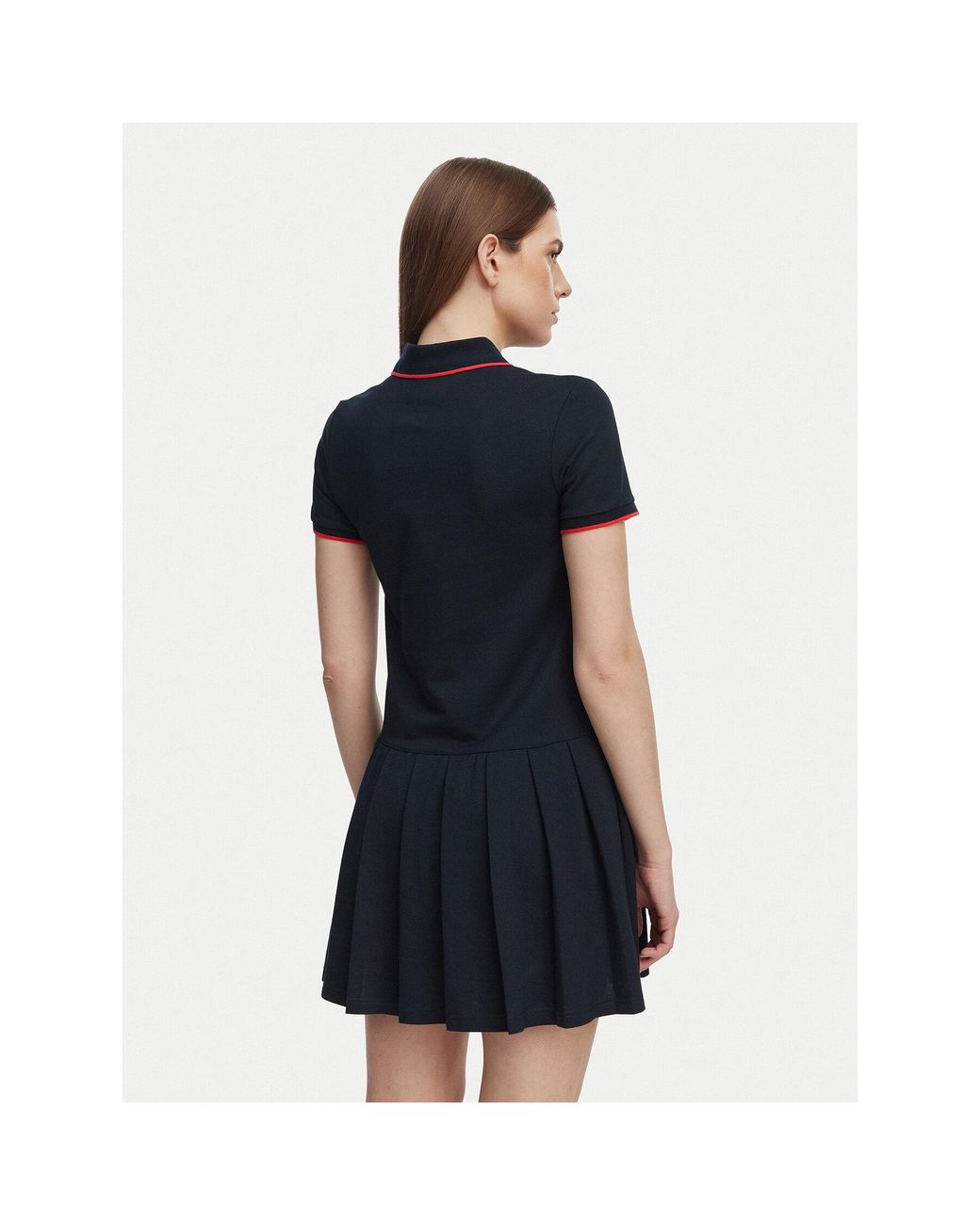 Tommy Hilfiger Blue Kleid Für Den Alltag Tommy Badge Dw0Dw22328 Relaxed Fit