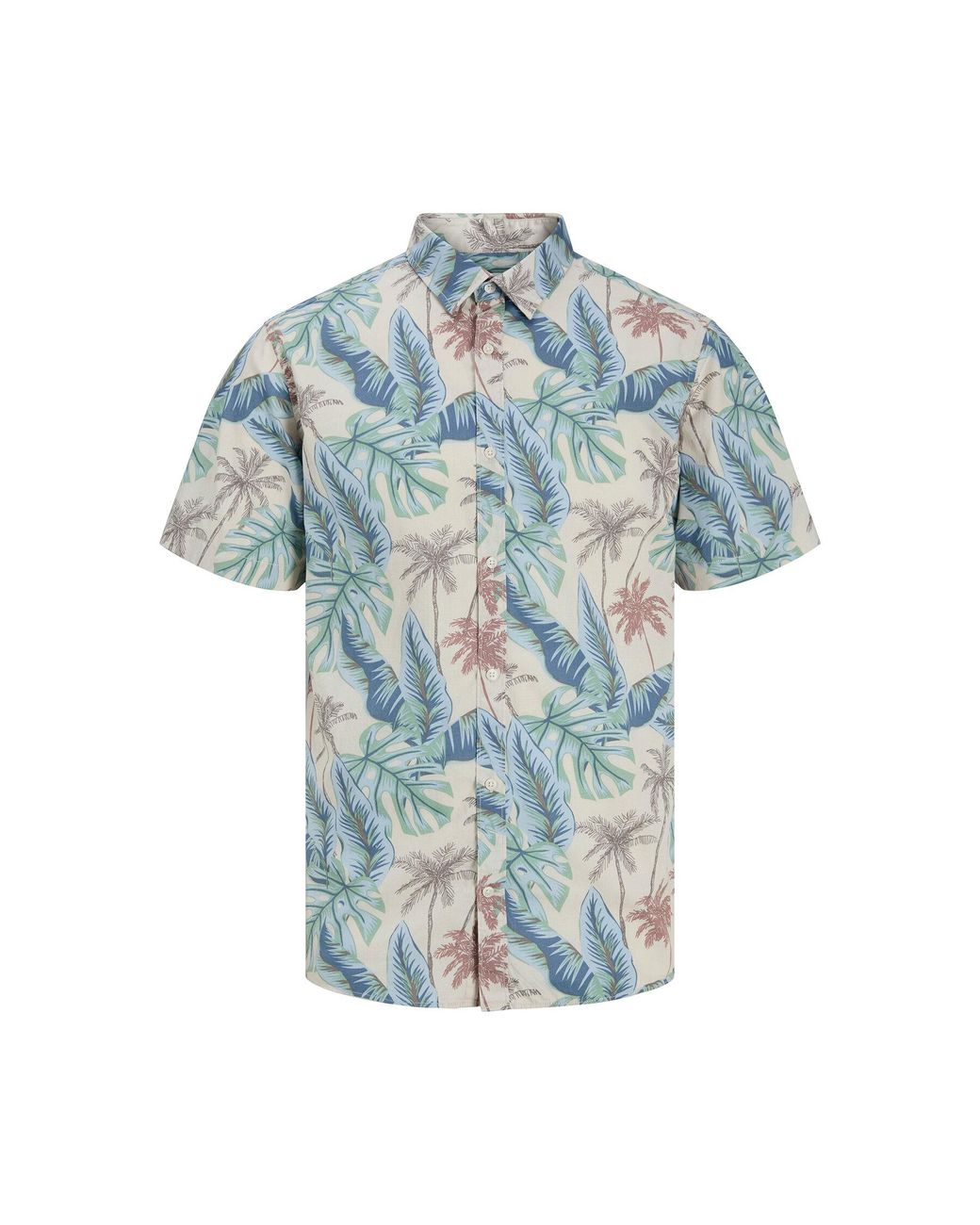Jack & Jones Hemd Honolulu 12289667 Regular Fit in Blue für Herren