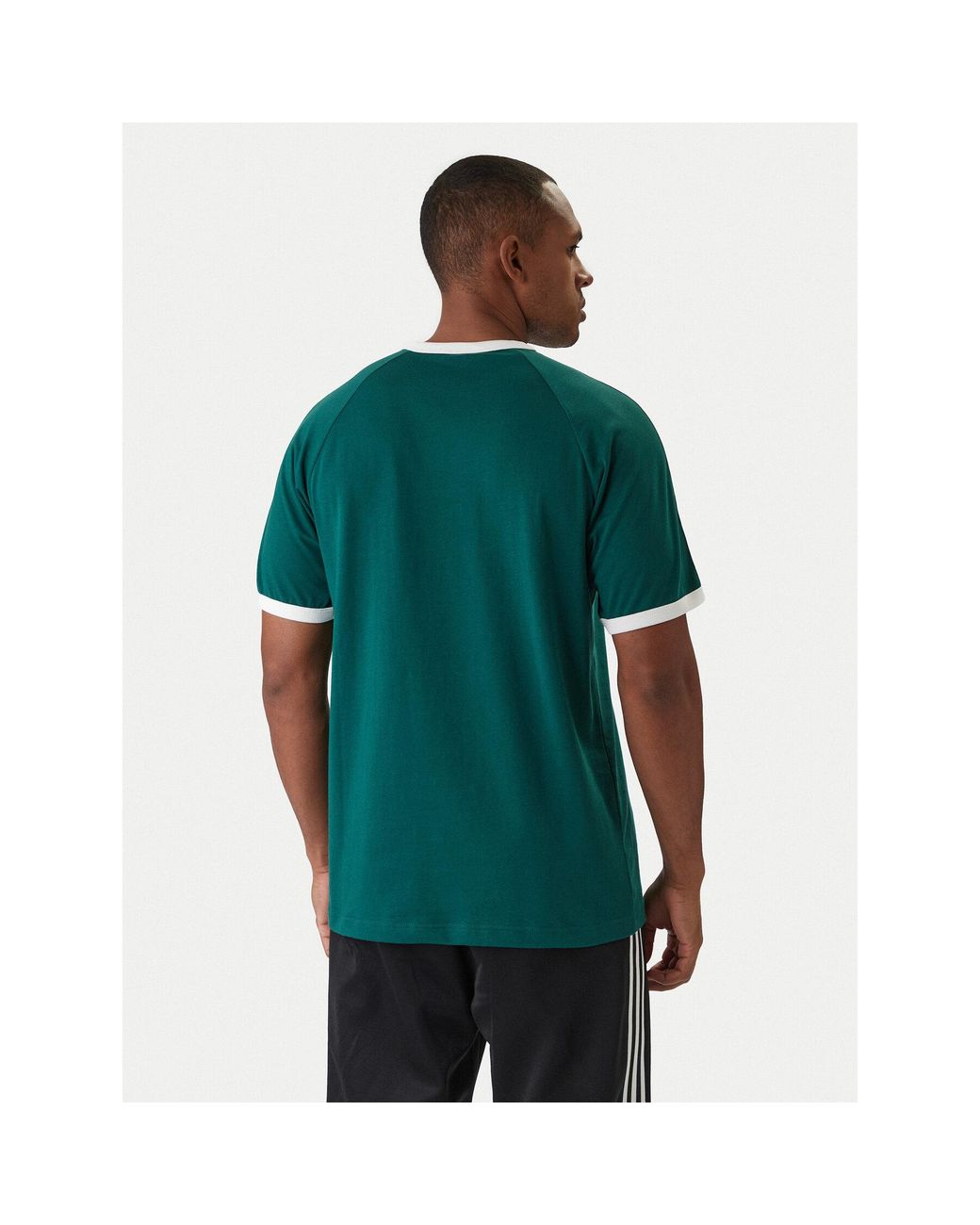 Adidas 3-Streifen T-Shirt in Green für Herren