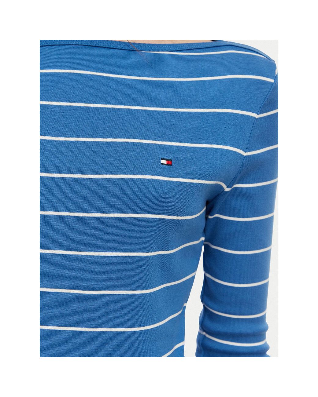 Tommy Hilfiger Blue Bluse New Cody Ww0Ww40589 Slim Fit