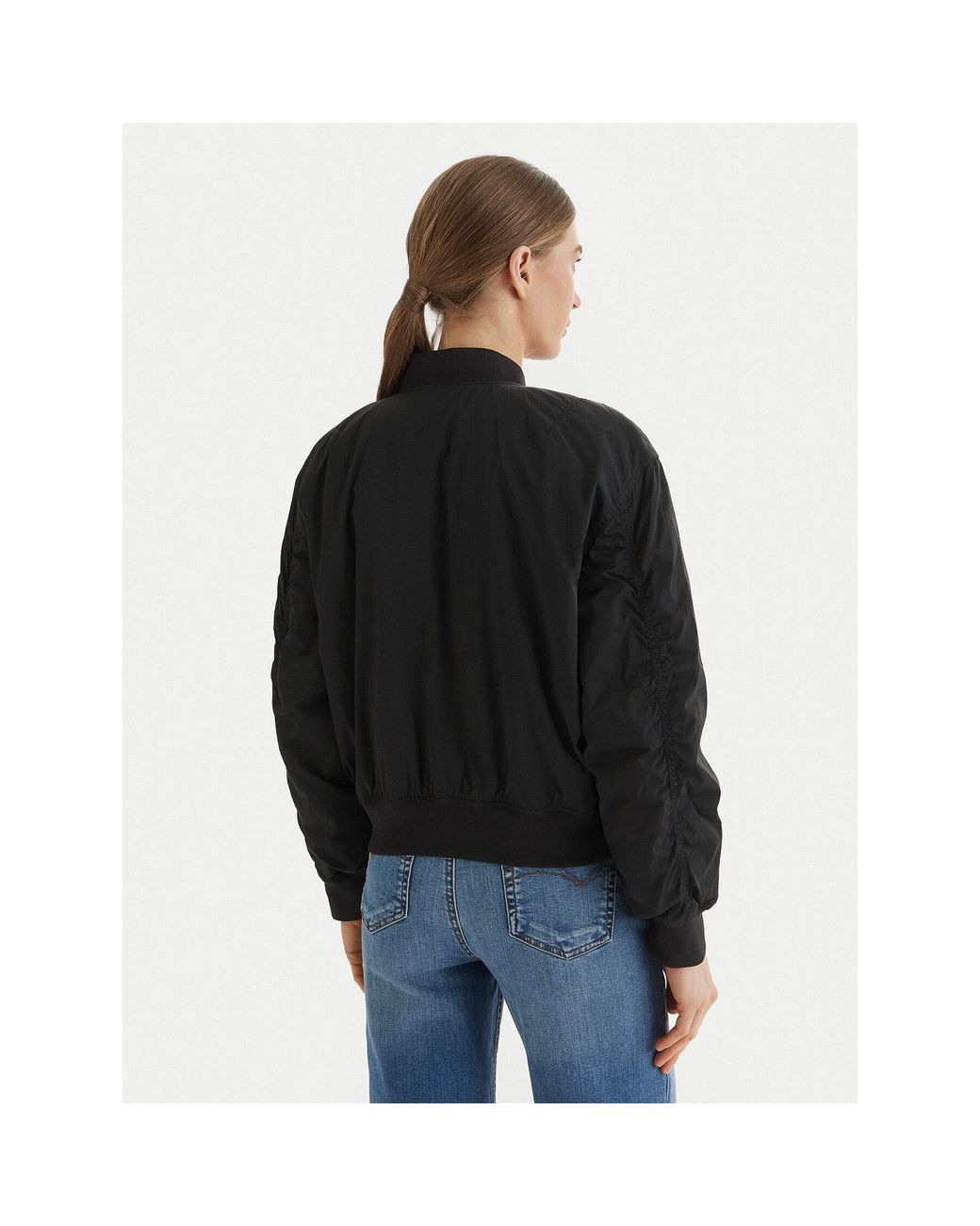 Calvin Klein Black Bomberjacke Essential Lv047F505G Regular Fit