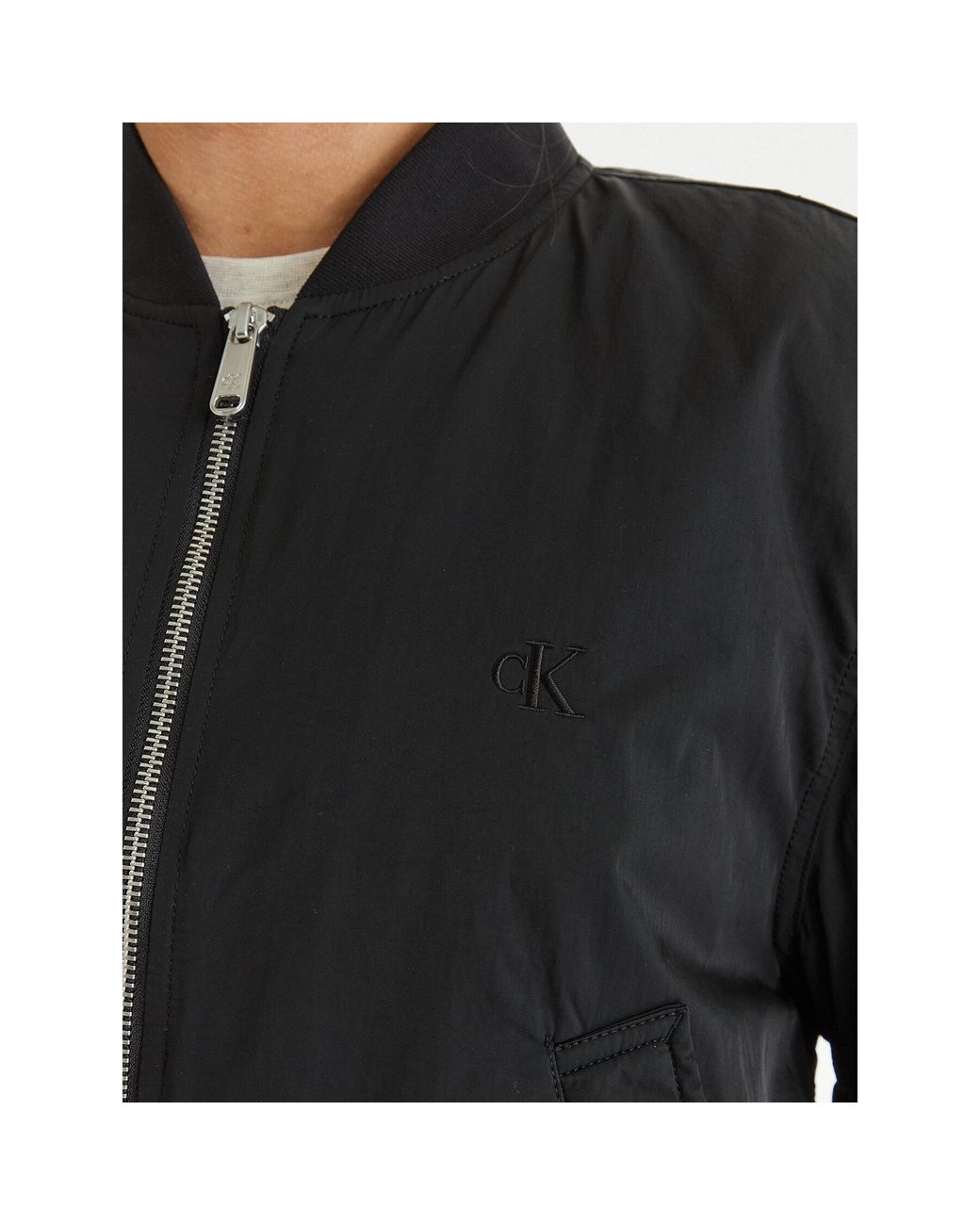 Calvin Klein Black Bomberjacke Essential Lv047F505G Regular Fit