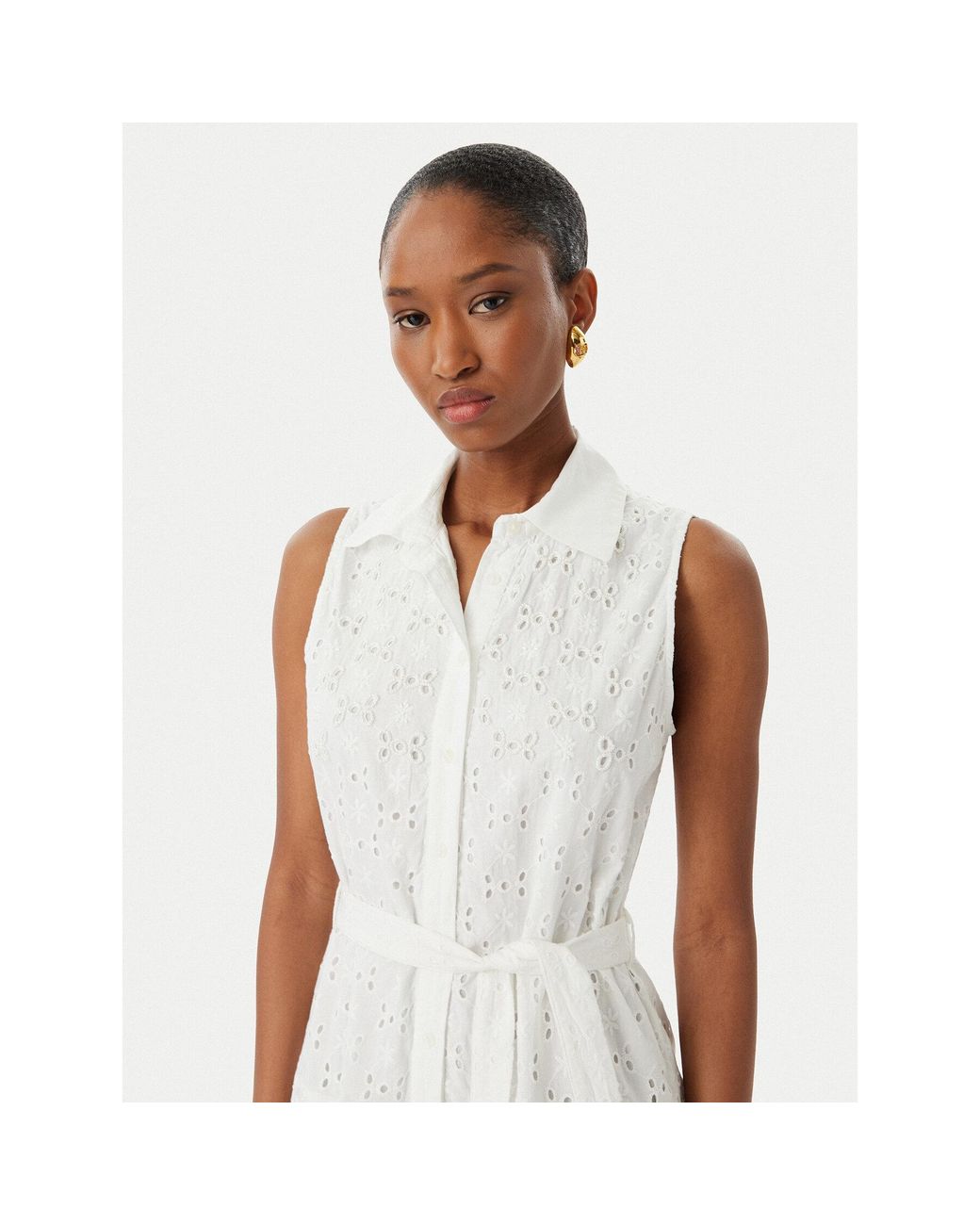 Lola Casademunt White Sommerkleid Ls2616037 Regular Fit