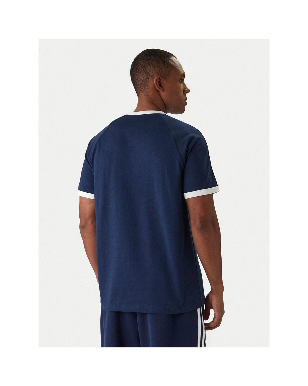 Adidas T-Shirt 3-Stripes Ke3536 Regular Fit in Blue für Herren