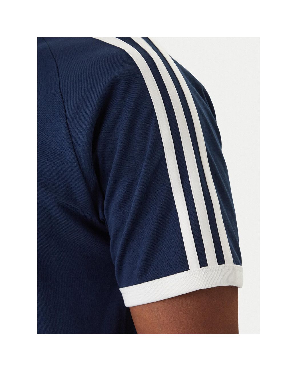 Adidas T-Shirt 3-Stripes Ke3536 Regular Fit in Blue für Herren