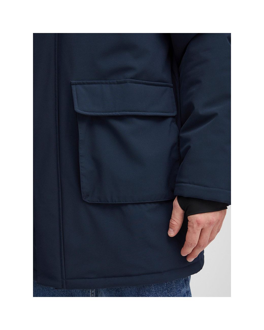 Solid Winterjacke 21107834 Regular Fit in Blue für Herren