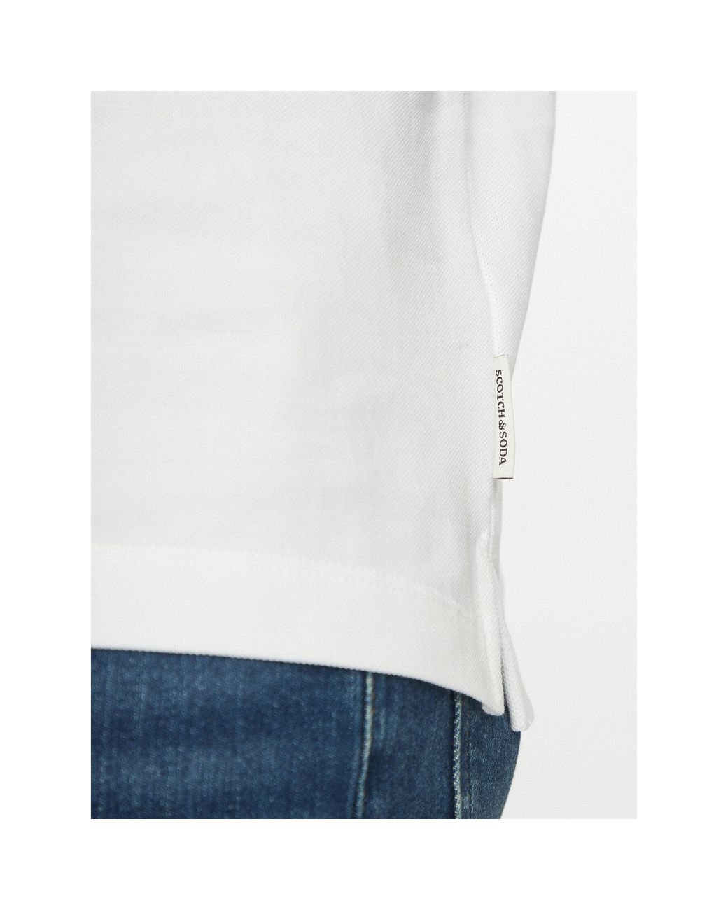 Scotch & Soda Poloshirt 179201 Regular Fit in White für Herren