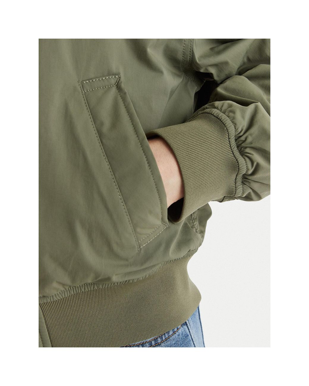 Calvin Klein Blue Bomberjacke Essential Lv047F505G Regular Fit