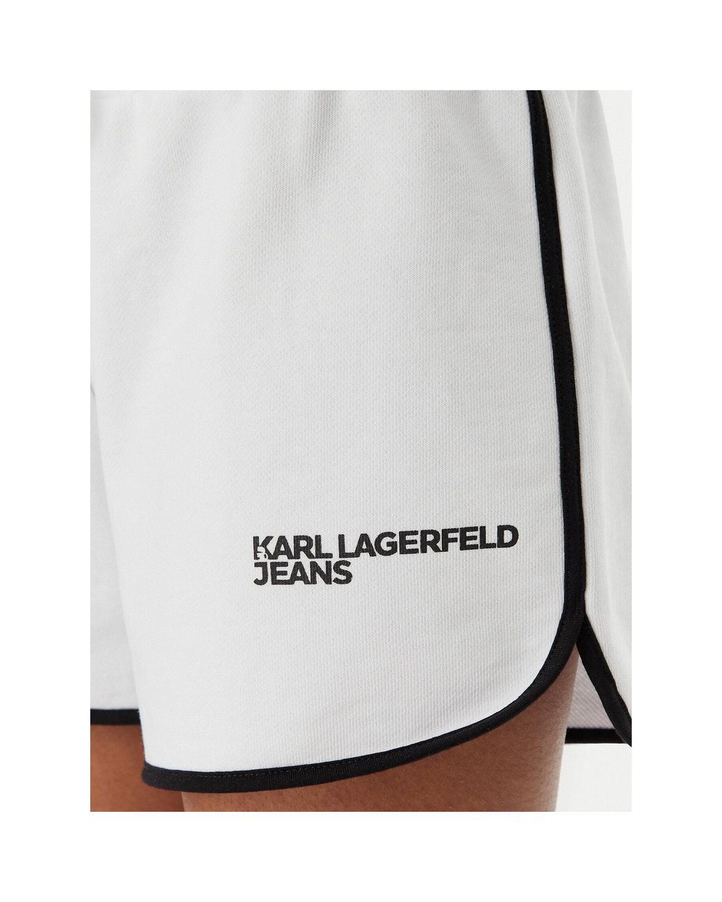 Karl Lagerfeld White Sportshorts B2W10125 Regular Fit