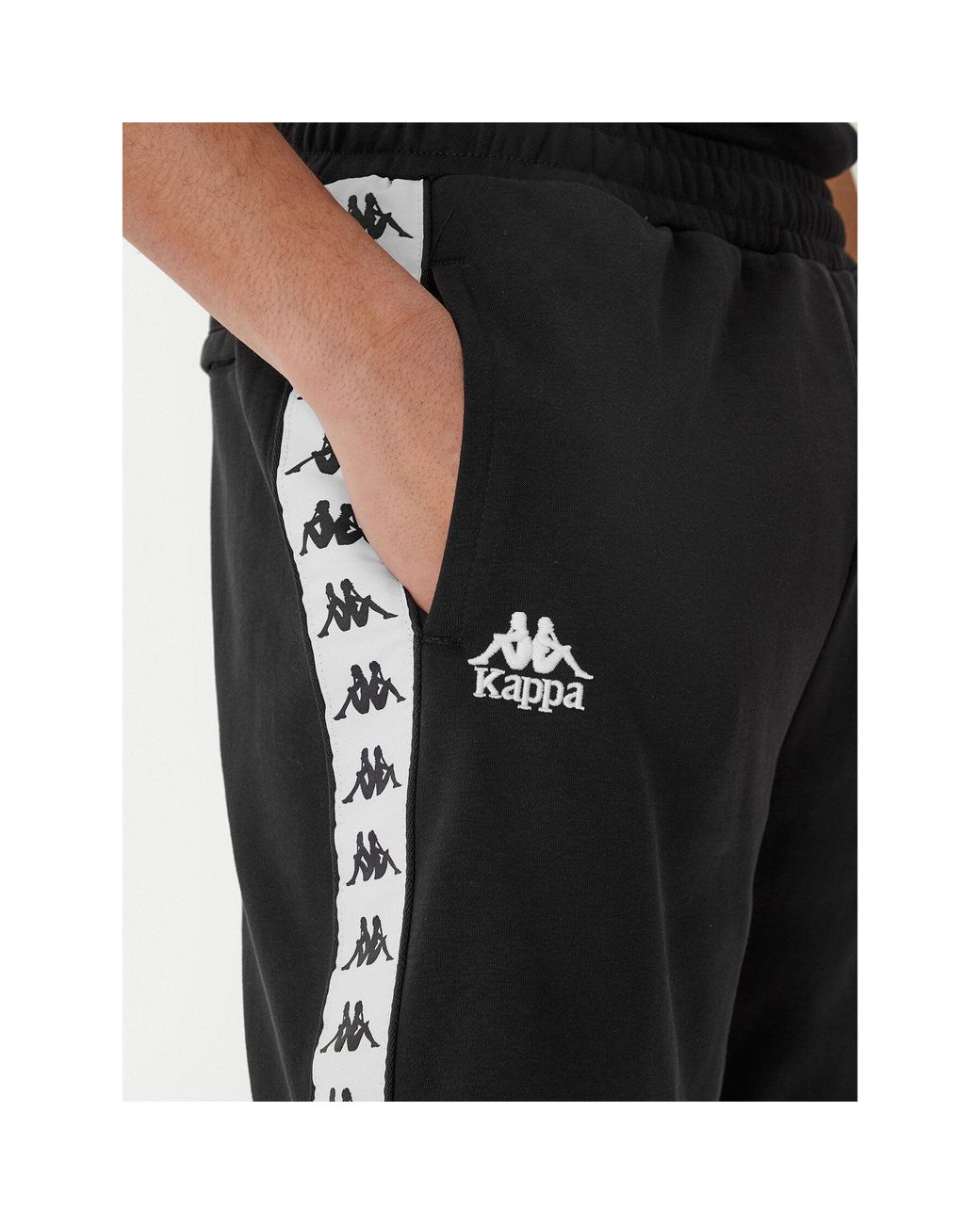 Kappa Sportshorts Banda Oviedo 351S77W Comfort Fit in Black für Herren