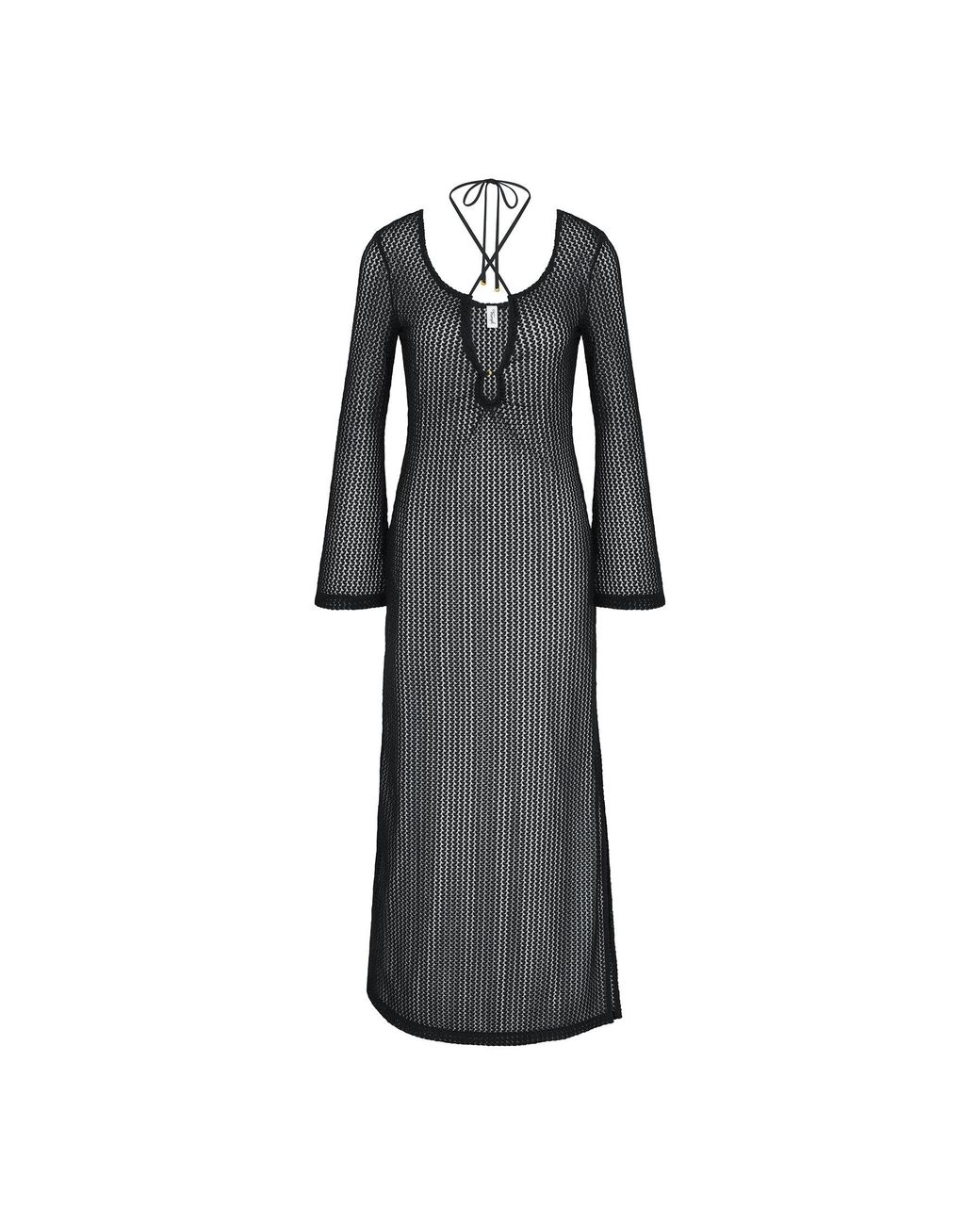 Triumph Black Strandkleid Beach Mywear Crochet 10226469 Relaxed Fit