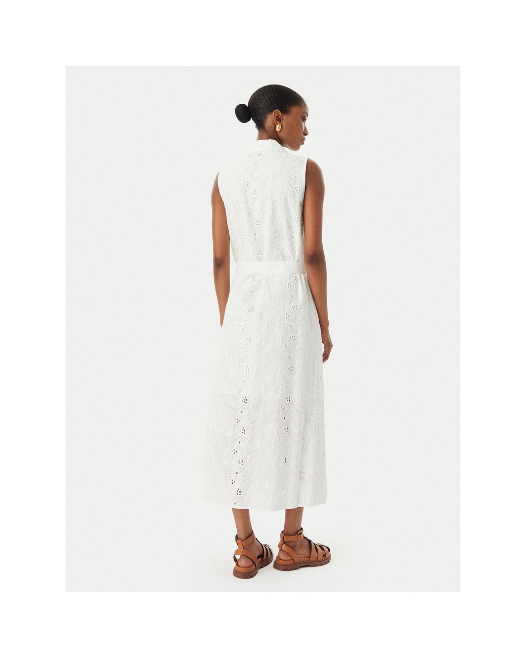 Lola Casademunt White Hemdkleid Ls2616144 Regular Fit