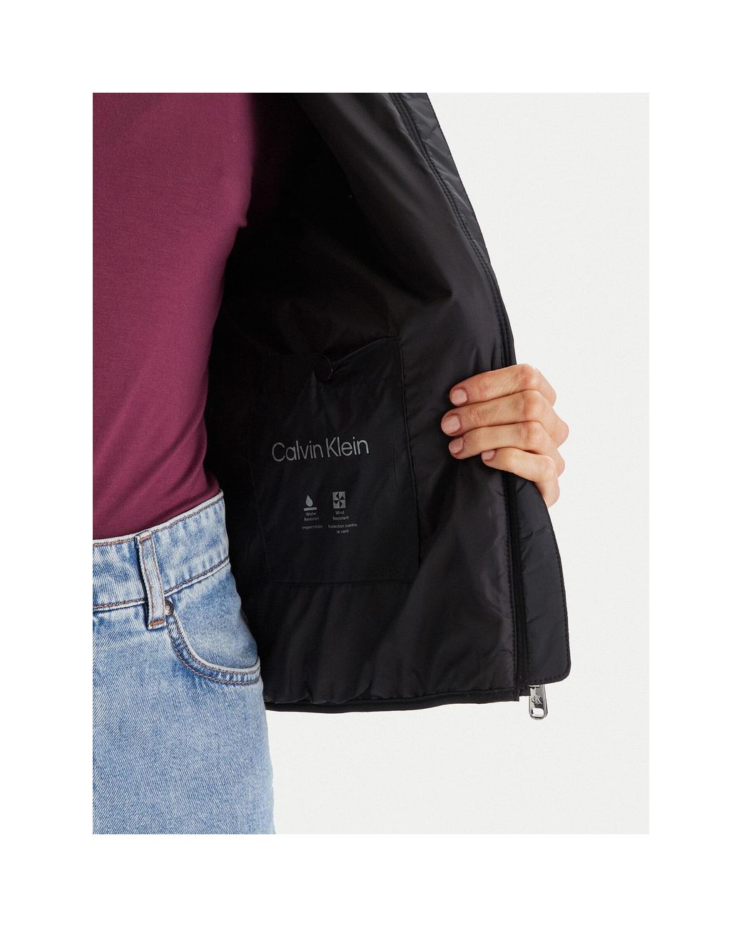 Calvin Klein Black Bomberjacke Lv147E514G Regular Fit