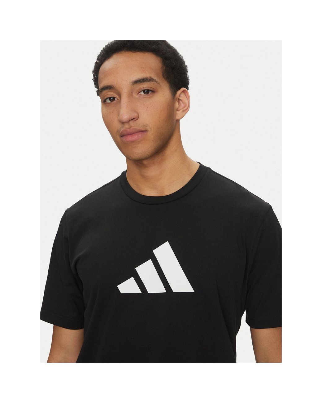 Adidas T-Shirt Future Icons 3 Bar Logo Ji8770 Regular Fit in Black für Herren
