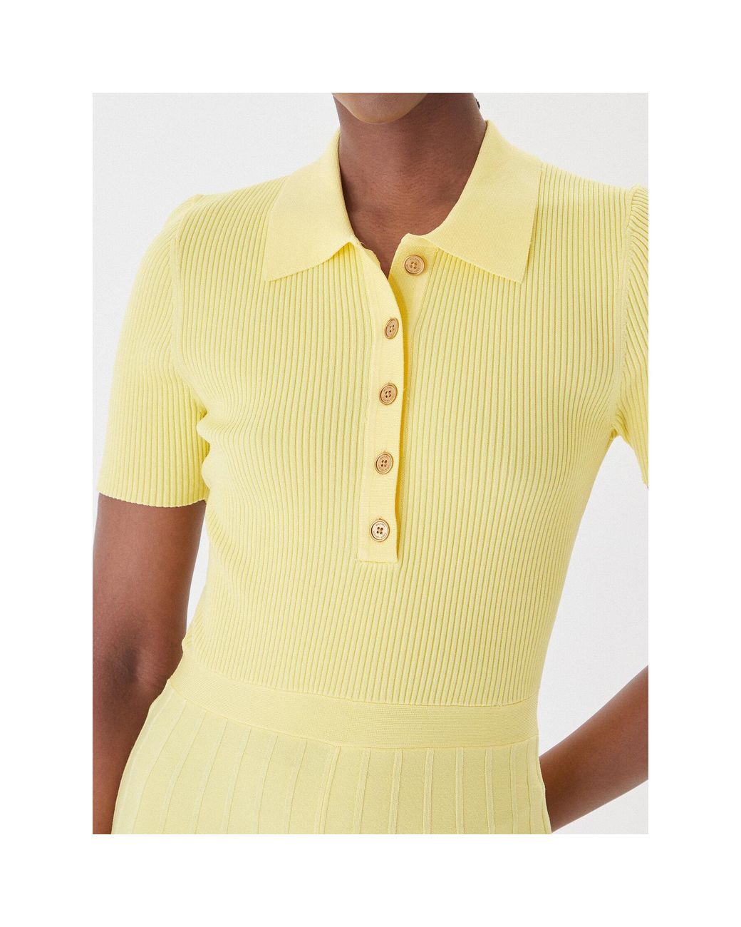 MICHAEL Michael Kors Yellow Strickkleid Mt5834F33D Regular Fit