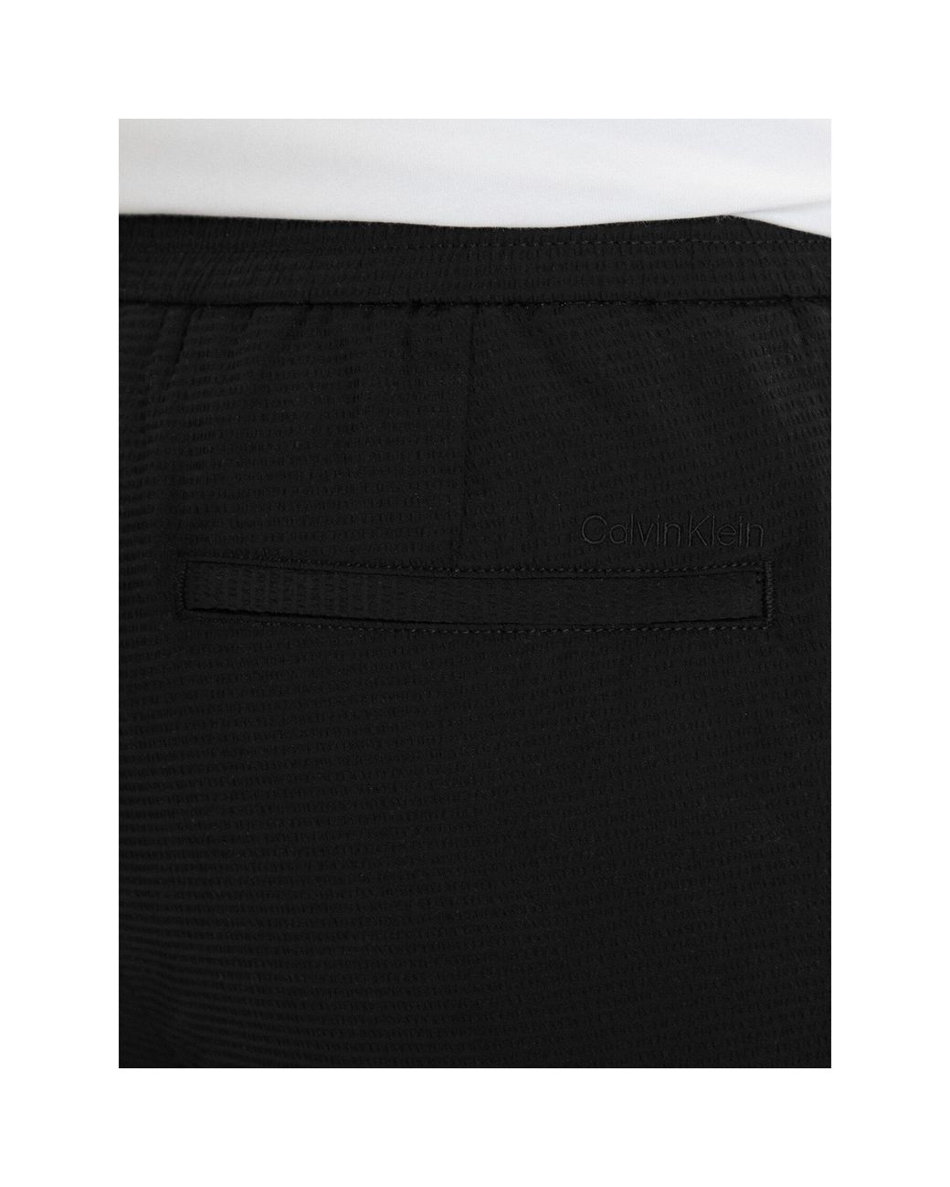 Calvin Klein Stoffshorts Lv04Lf610G Straight Fit in Black für Herren
