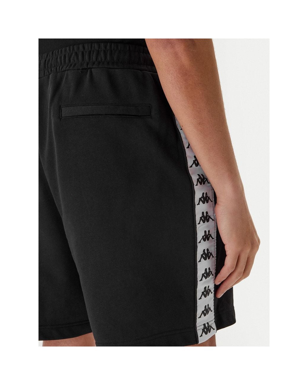 Kappa Sportshorts Banda Oviedo 351S77W Comfort Fit in Black für Herren
