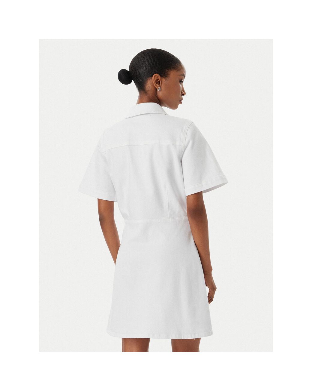 Karl Lagerfeld White Jeanskleid B2W13056 Regular Fit