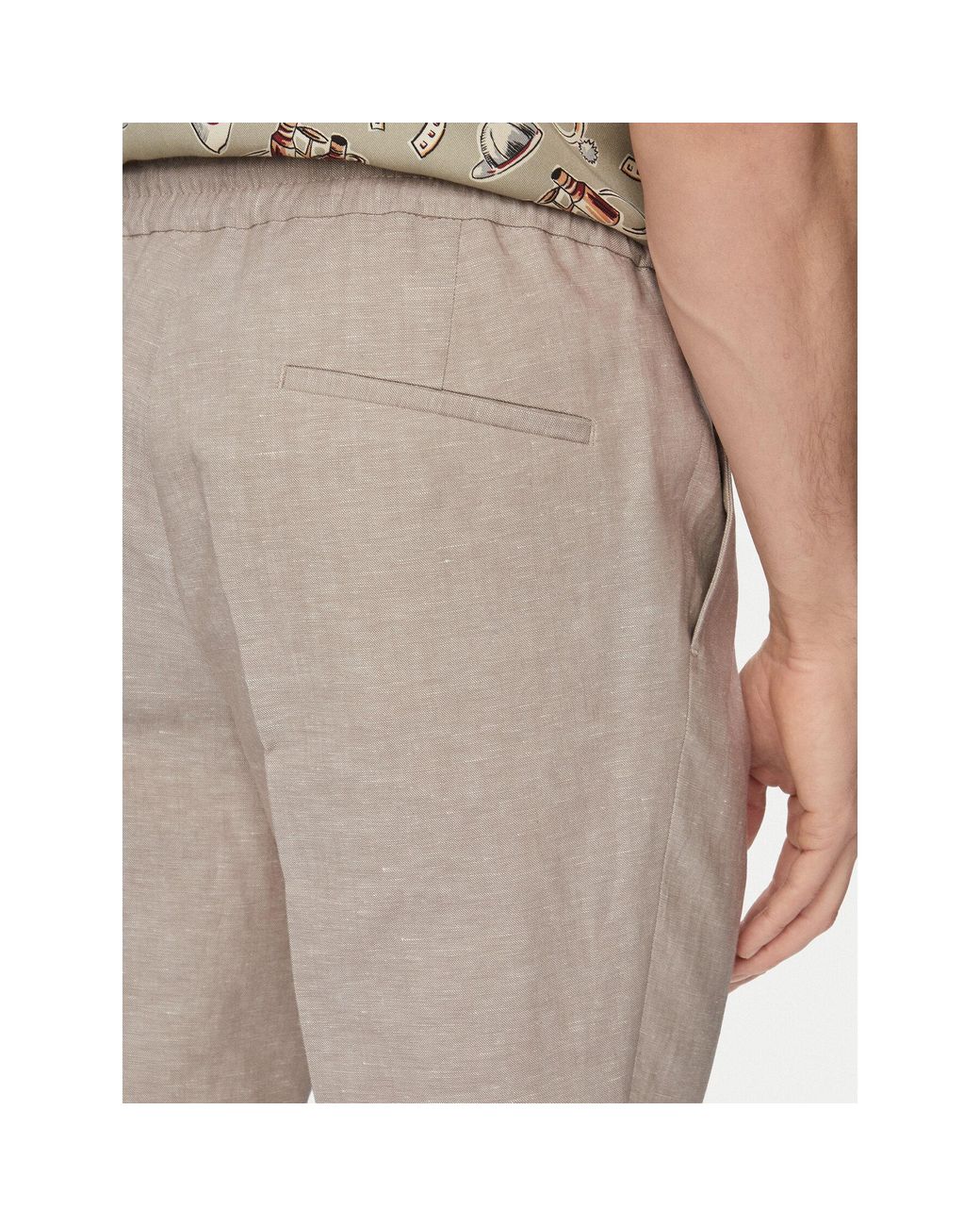 HUGO Stoffhose Getlin 50559695 Slim Fit in Natural für Herren