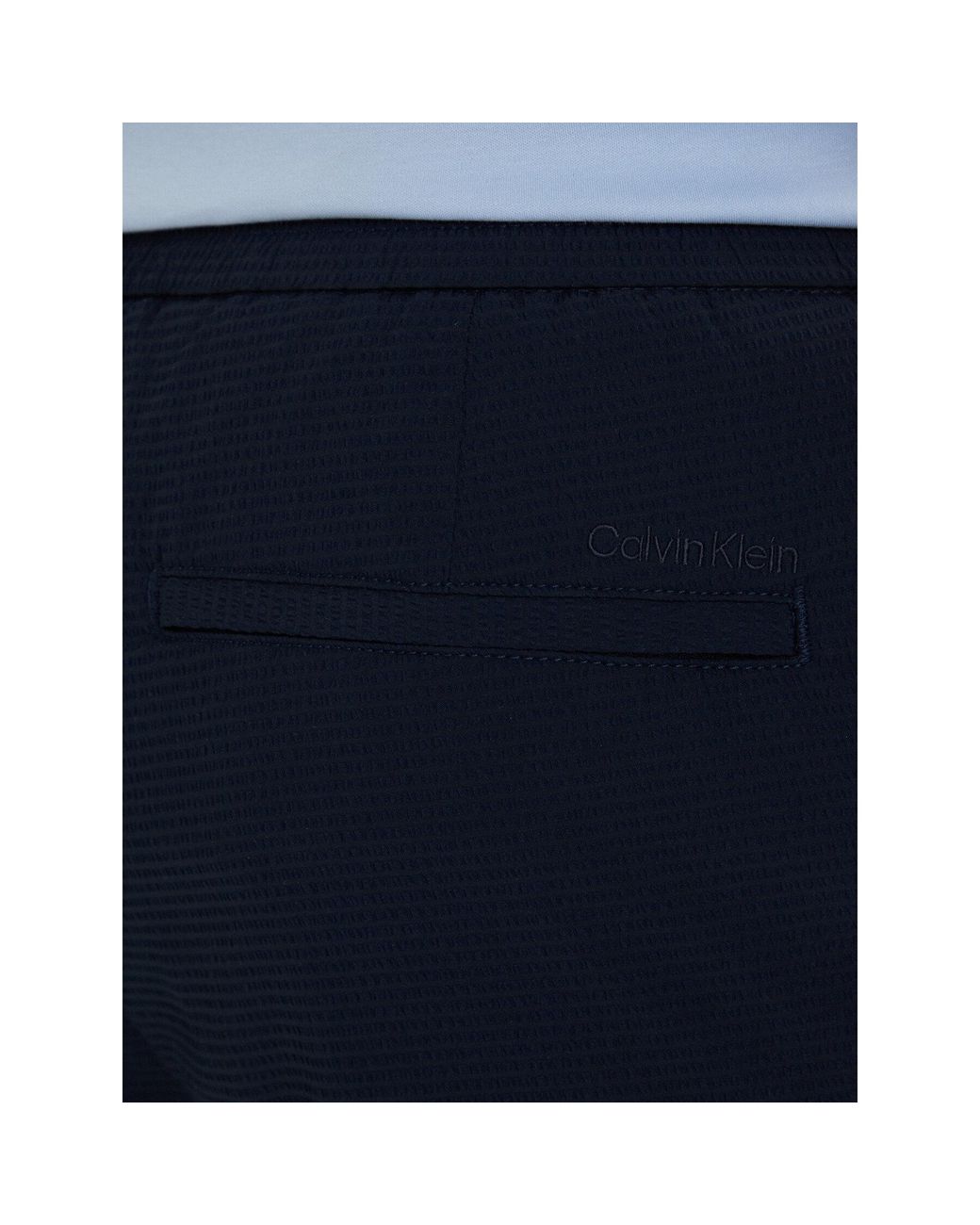 Calvin Klein Stoffshorts Lv04Lf610G Straight Fit in Blue für Herren