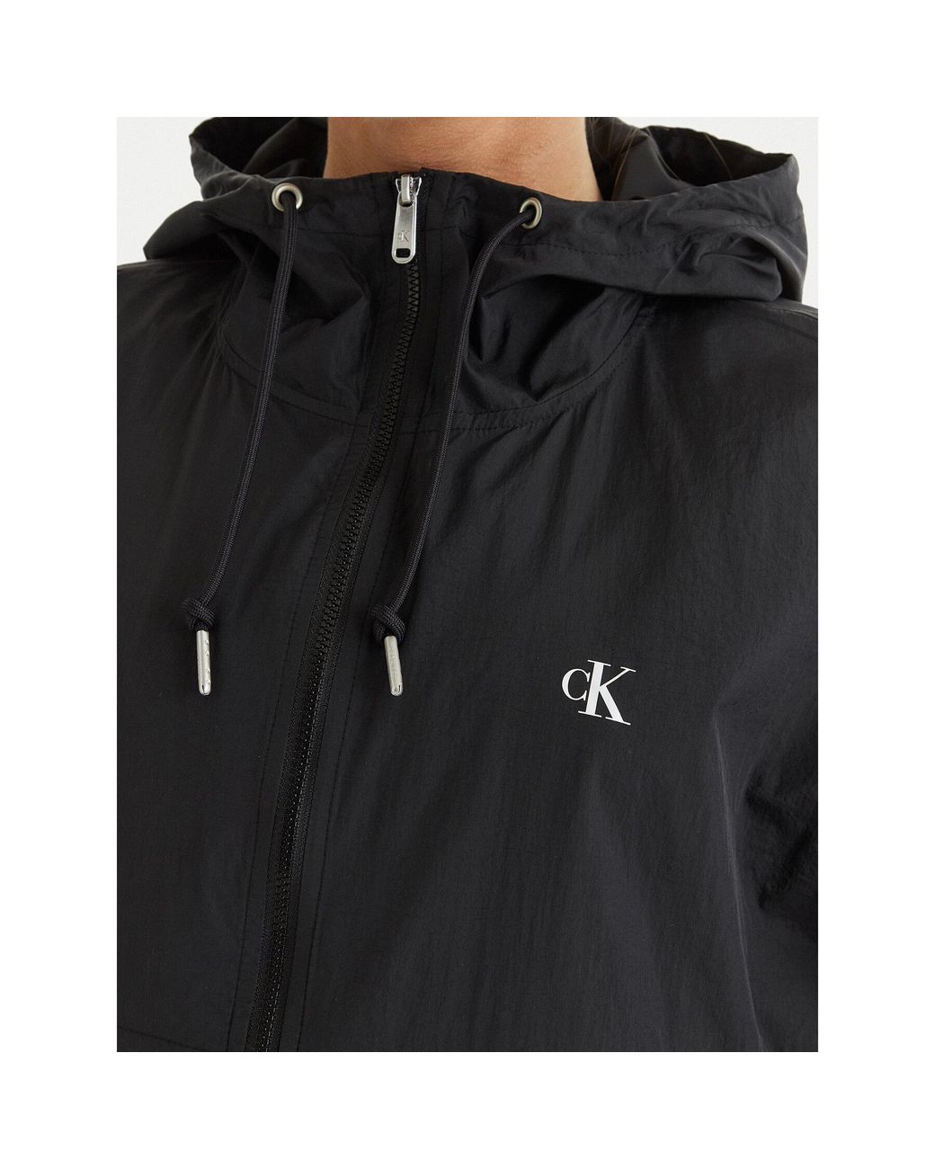 Calvin Klein Black Windjacke Essential Lv047F507G Regular Fit