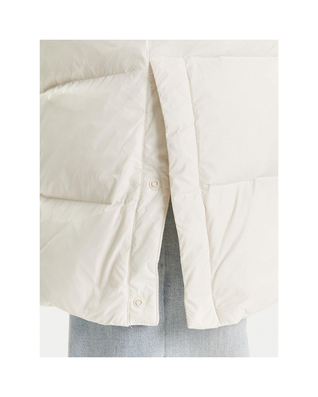 Calvin Klein White Daunenjacke Essential Lv047D502G Regular Fit