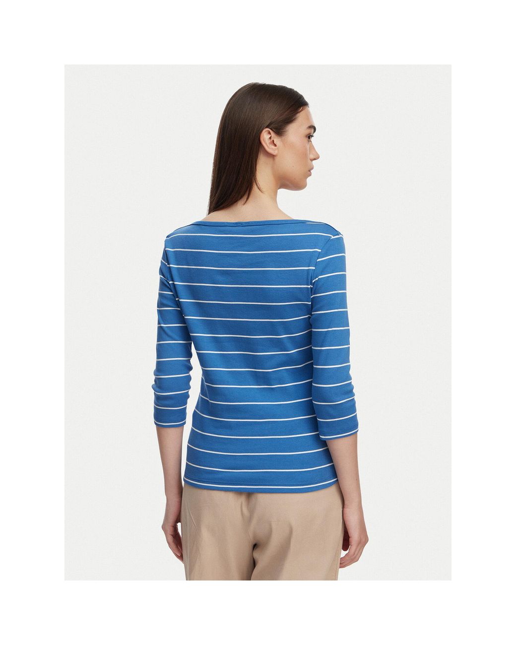 Tommy Hilfiger Blue Bluse New Cody Ww0Ww40589 Slim Fit