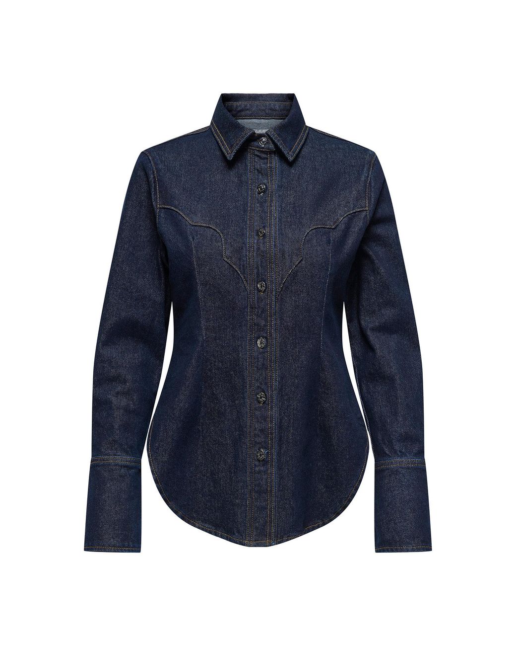 ONLY Blue Jeanshemd Perla 15359156 Slim Fit