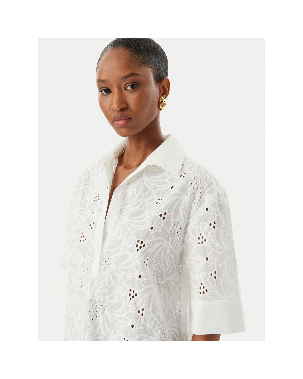 Lola Casademunt Blue Bluse Ls2615055 Relaxed Fit