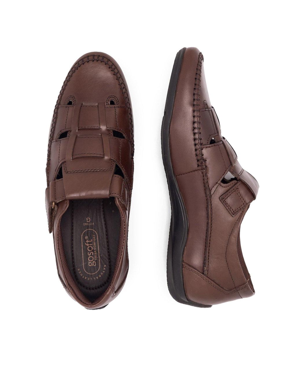 Go Soft Halbschuhe 1322 in Brown für Herren