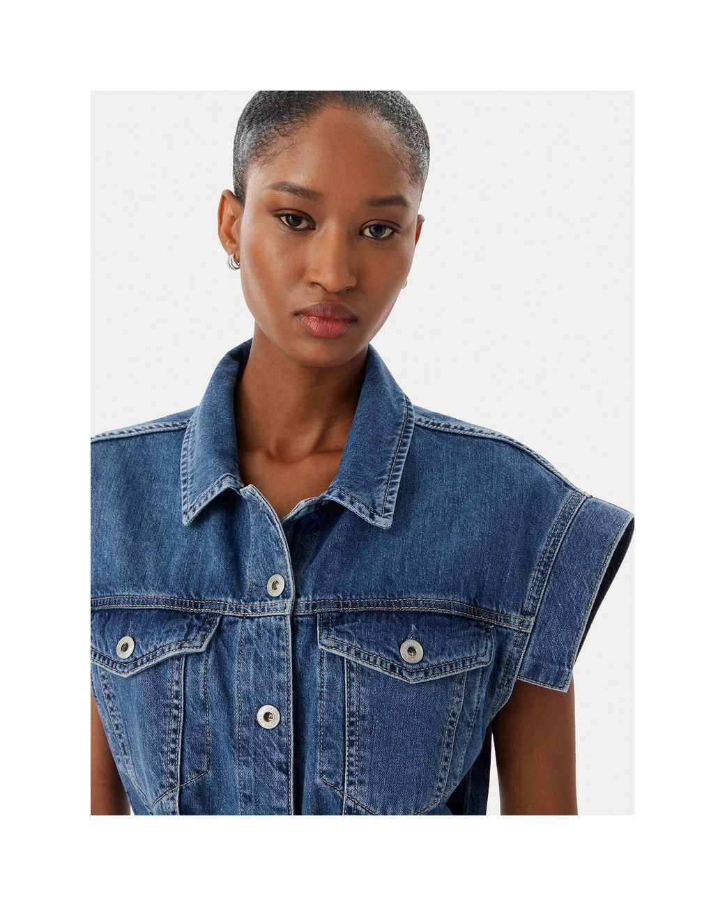 Karl Lagerfeld Blue Jeanskleid B2W13054 Regular Fit