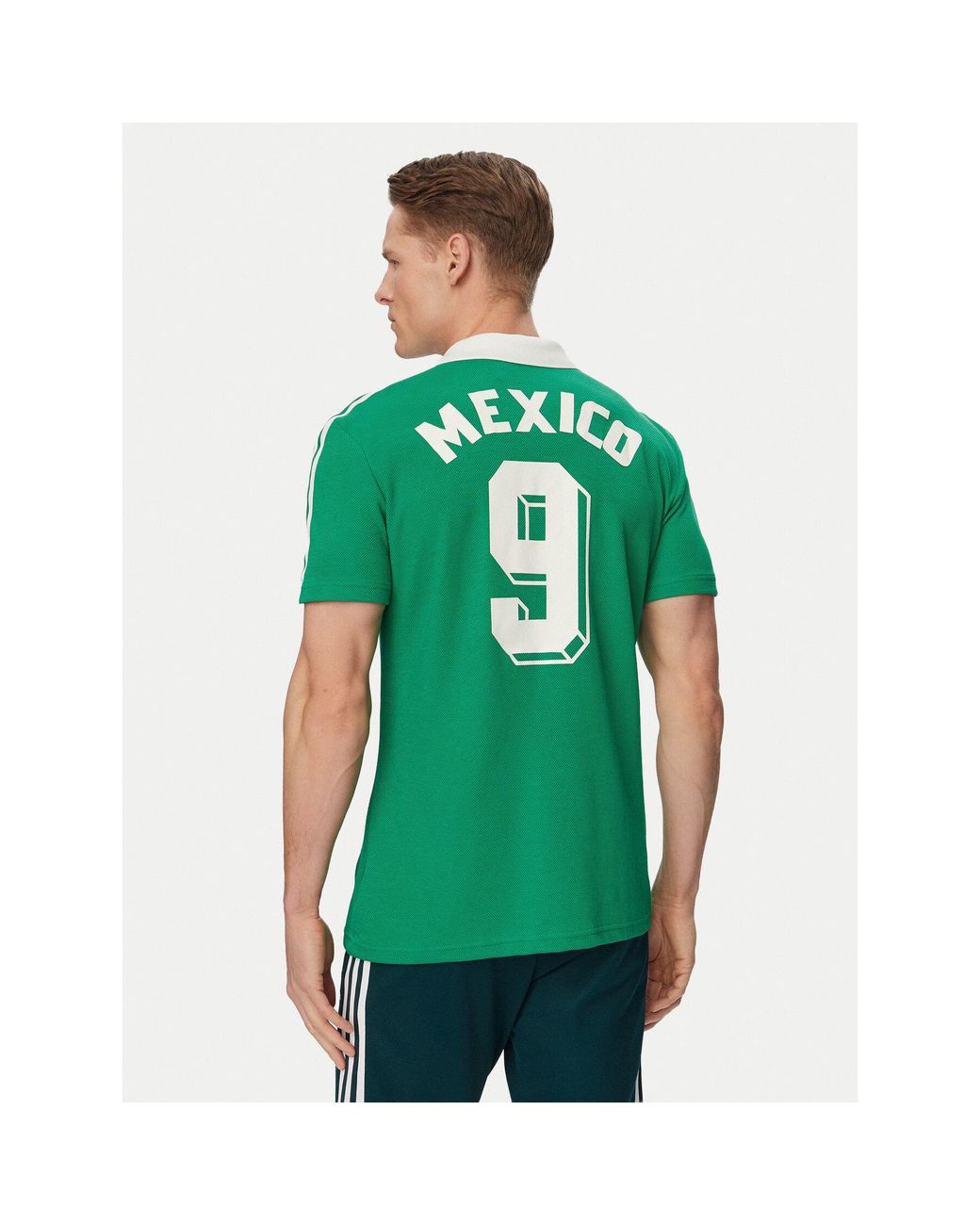 Adidas Technisches T-Shirt Mexico Home Jersey 1986 Jn3710 Slim Fit in Green für Herren