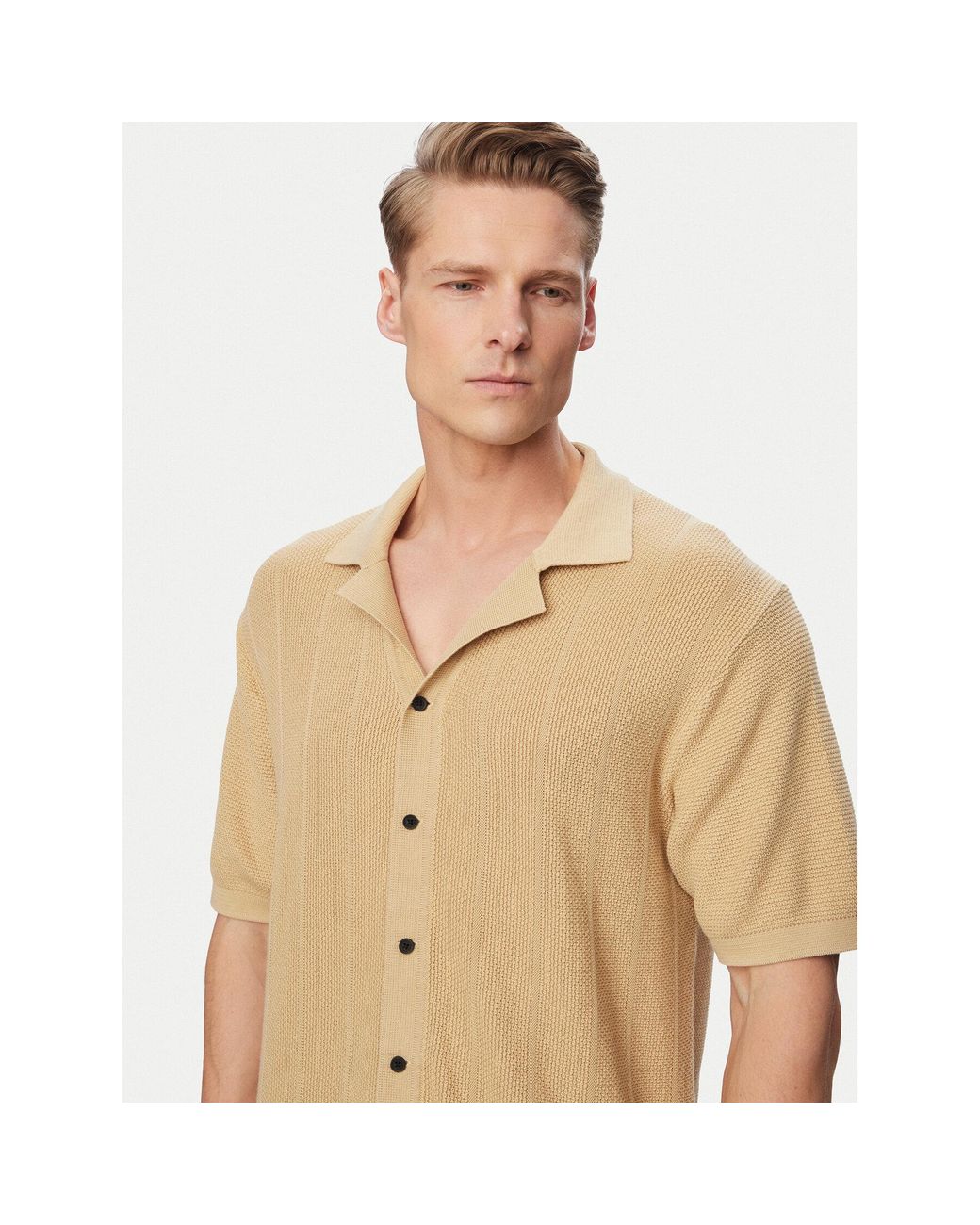 Karl Lagerfeld Poloshirt B2M18028 Relaxed Fit in Natural für Herren