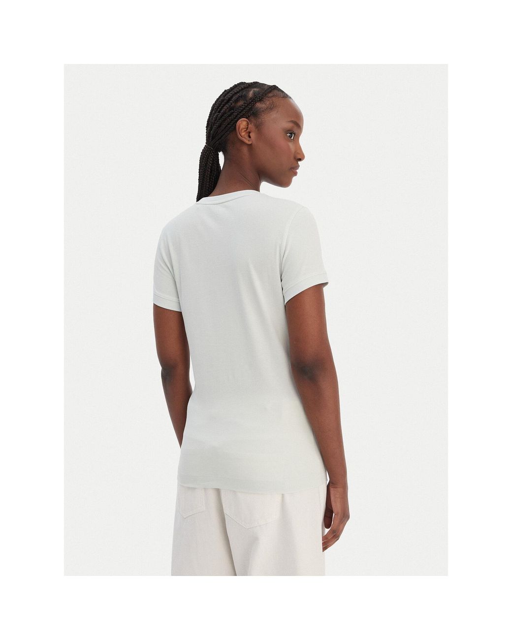 Guess White T-Shirt W2Yi44 J1314 Regular Fit