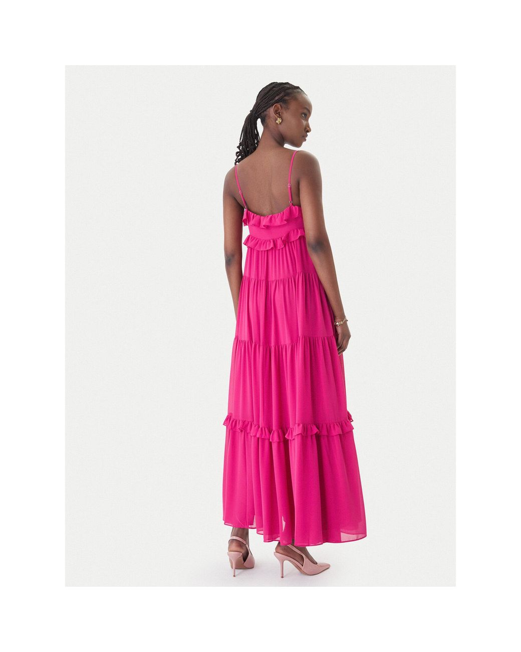 MICHAEL Michael Kors Pink Sommerkleid Ms683E37R3 Relaxed Fit
